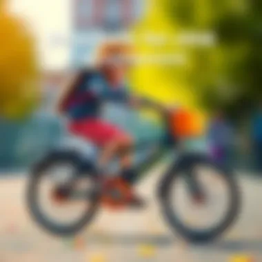 Benefits of Cycling for Child Development An infographic illustrating the benefits of cycling for child development.