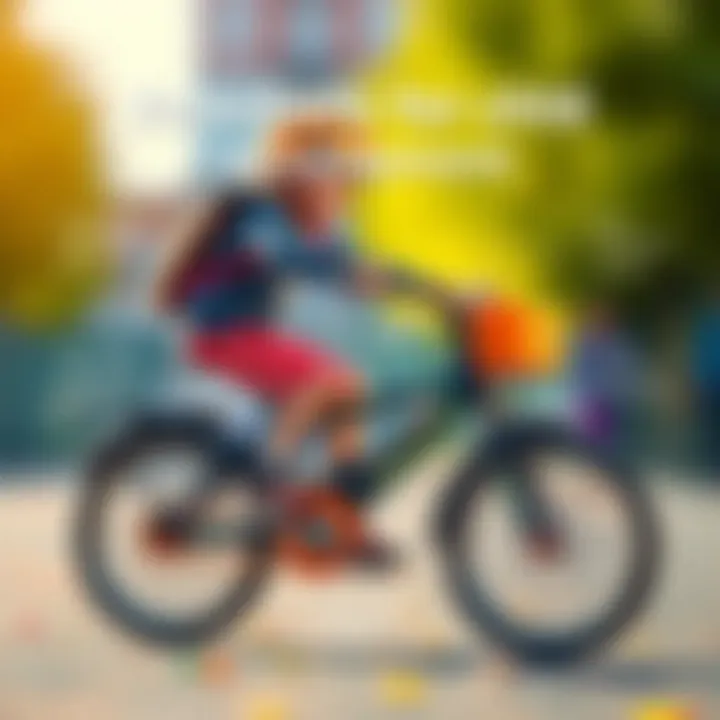 Benefits of Cycling for Child Development An infographic illustrating the benefits of cycling for child development.