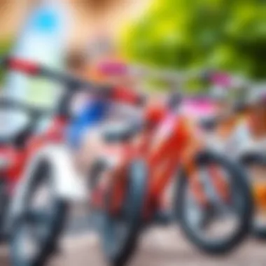 Popular Bicycle Models for Toddlers A selection of popular bicycle models for toddlers displayed together.