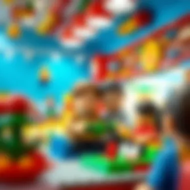 Family Bonding at Antalya's Lego House A family enjoying quality time together at the Lego house in Antalya