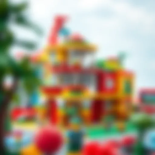 A colorful Lego house in Antalya featuring innovative architectural design