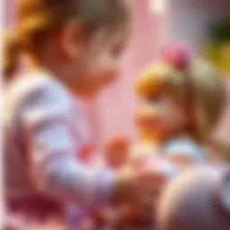 Interactive Baby Alive doll engaging with a child