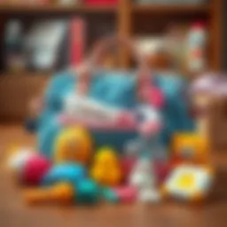 Essential items for baby care bag