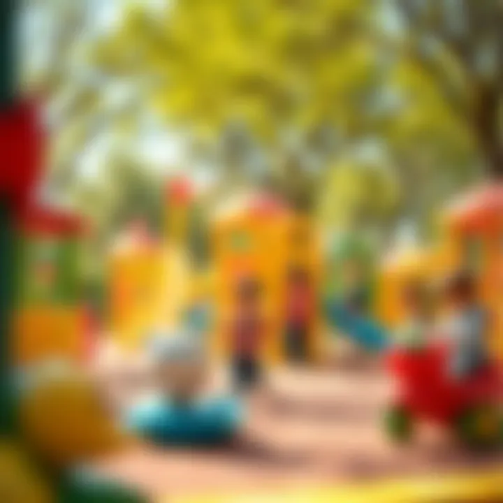 A vibrant baby play park full of engaging activities