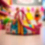 Colorful Barbie bags showcasing creativity