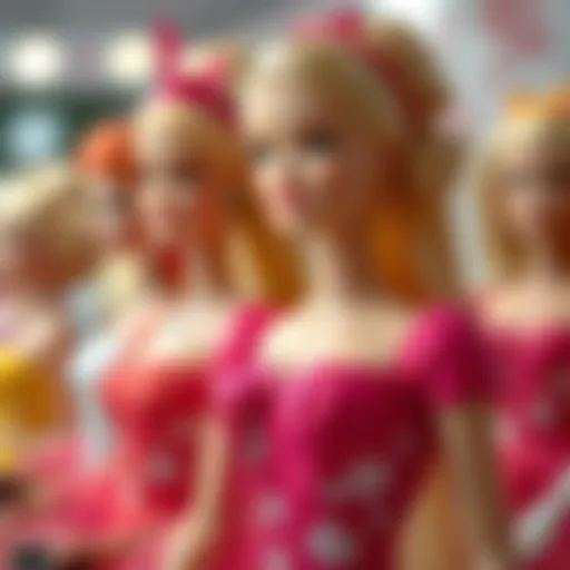 Evolution of Barbie through the decades