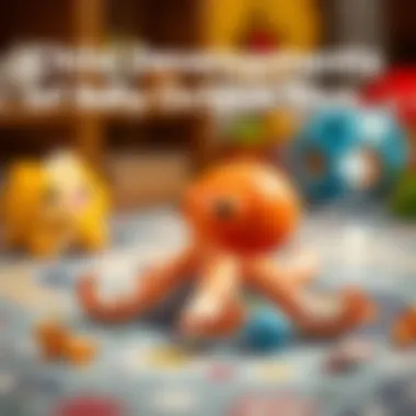 Infographic showing benefits of baby octopus toys for child development