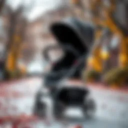 Luxurious baby stroller with premium materials