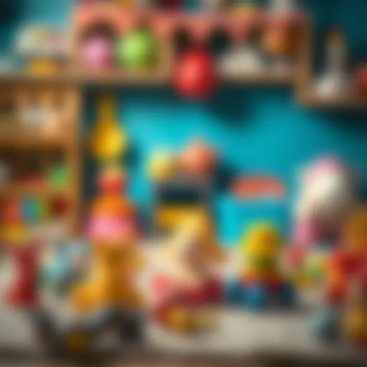 Parents selecting safe toys for their infant