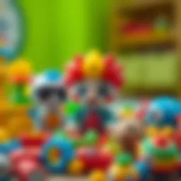 Colorful Berg toys promoting cognitive skills