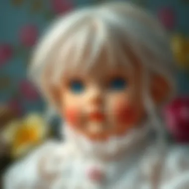 Symbol of Innocence Delicate white-haired doll symbolizing innocence
