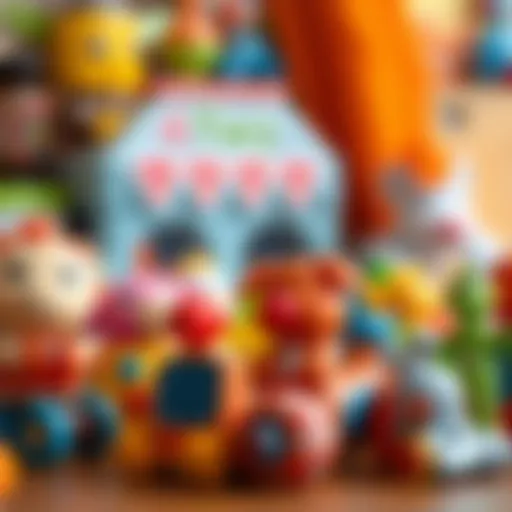 Colorful toys for infants