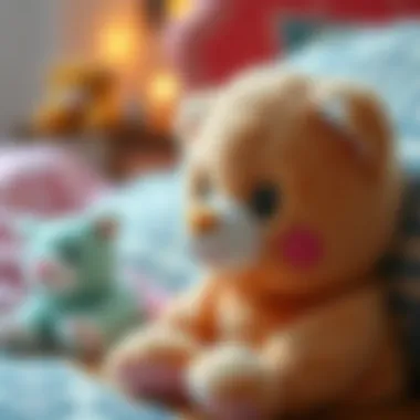 Soft plush animals for toddlers