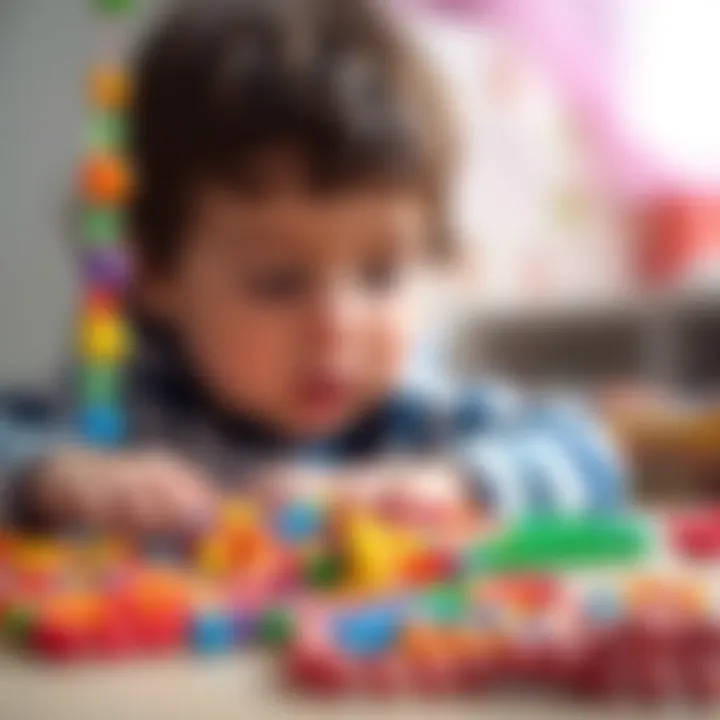 Colorful beads set enhancing creativity