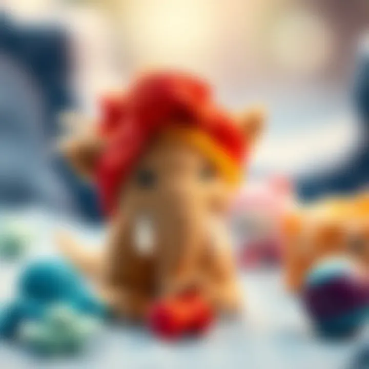 Developmental benefits of Ice Age toys illustrated through colorful graphics.