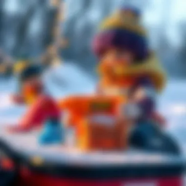 Safety measures while playing with ice toys