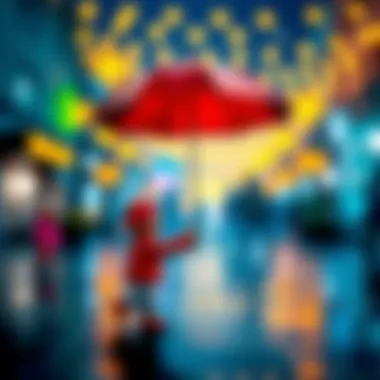 Guide to Choosing the Right Child Umbrella Infographic on choosing the right umbrella for children