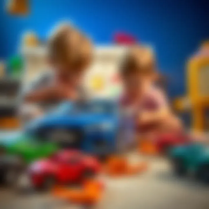 Creative Play with Audi Toys Children engaging in creative play with Audi toys