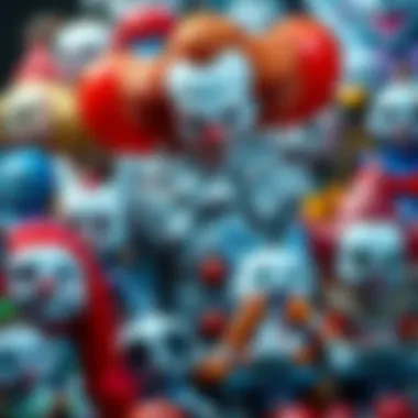 Collection of Pennywise toys showcasing variety