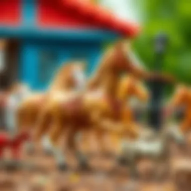 Various types of toy horse figures showcasing their history and diversity