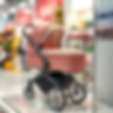 Elegant and functional baby stroller on display