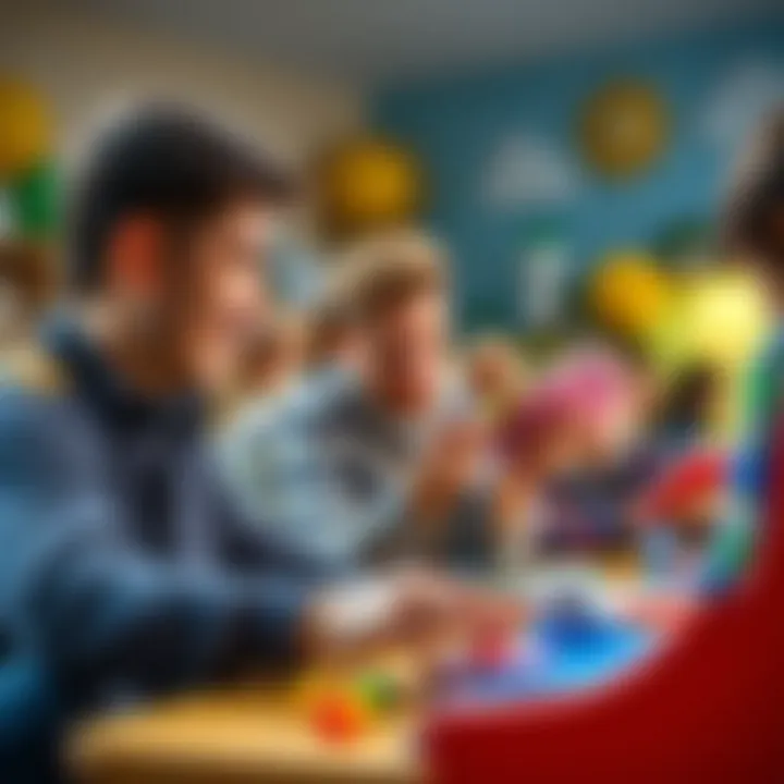 Parents supporting children in educational games