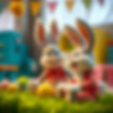 Learning through Play with Bugs Bunny Educational activities involving Bugs Bunny plush toys