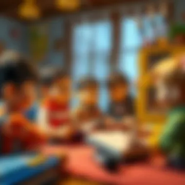 Storytelling Activity to Foster Language Skills Group of kids participating in a storytelling session