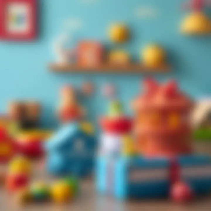 Educational toys and books for children's development.