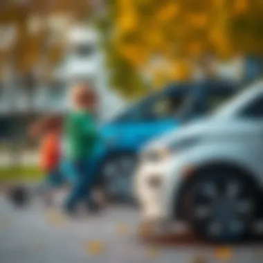 The Impact of Electric Cars on Child Development Children playing safely near an electric car