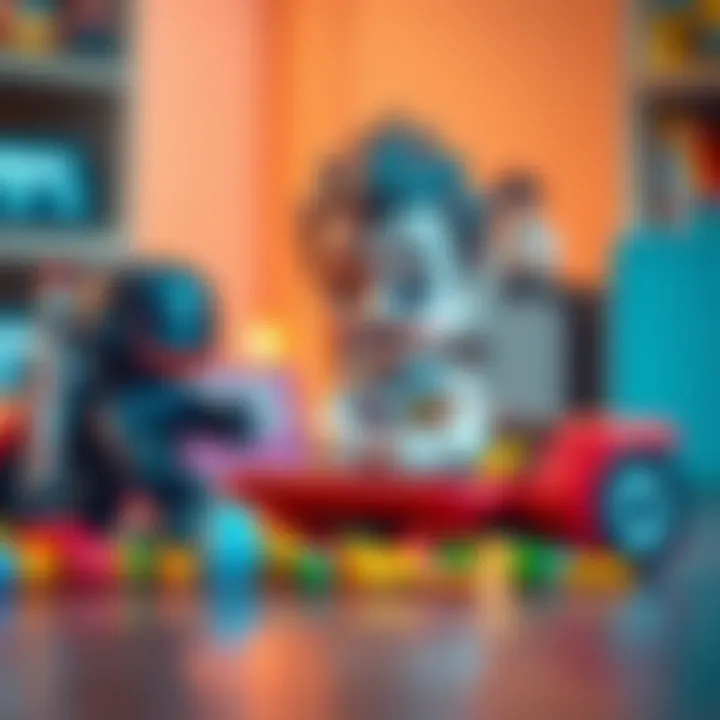 Emotional growth facilitated by toys