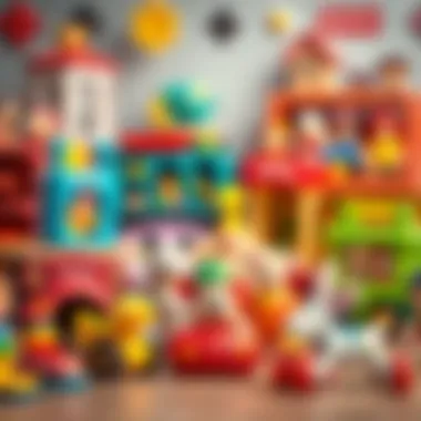 Variety of Fisher Price toys for different age groups