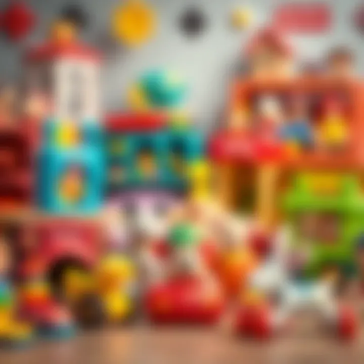 Variety of Fisher Price toys for different age groups