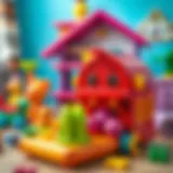 Colorful educational toys for child development