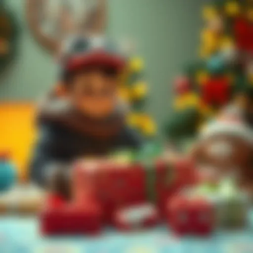 Thoughtful Gift Selection A thoughtful gift selection process for a young boy