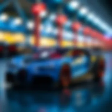 Detailed view of Hot Wheels Bugatti Divo showcasing its sleek design