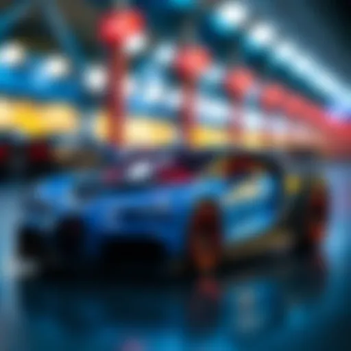 Detailed view of Hot Wheels Bugatti Divo showcasing its sleek design