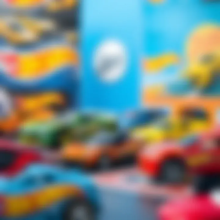 Diverse Hot Wheels collections illustrating imaginative play