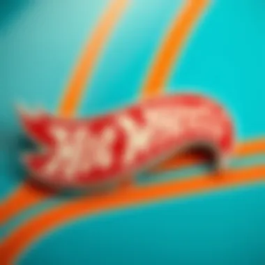 A vintage Hot Wheels logo showcasing its original design