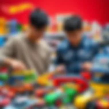 Parents selecting toys, emphasizing the importance of mindful choices.