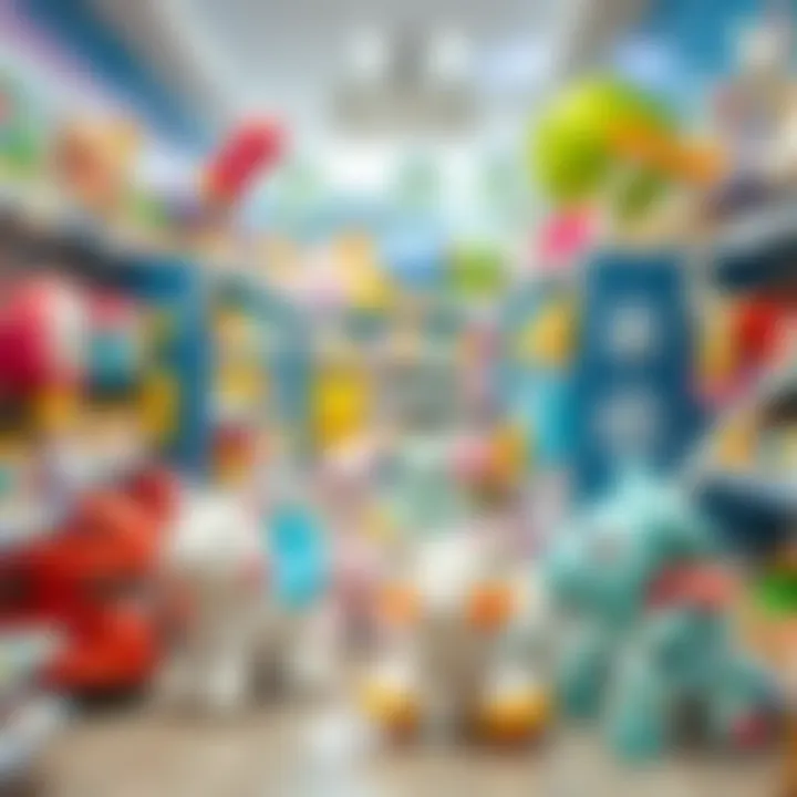 Safety and health products featured at a baby store