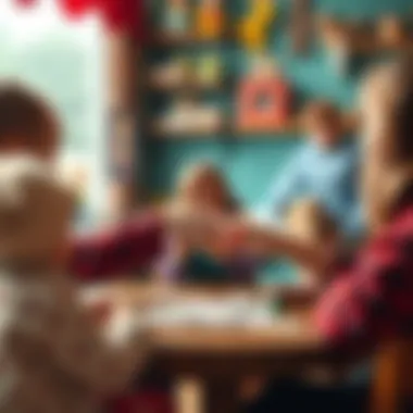 Building Social Skills Children engaging in a card game fostering social skills