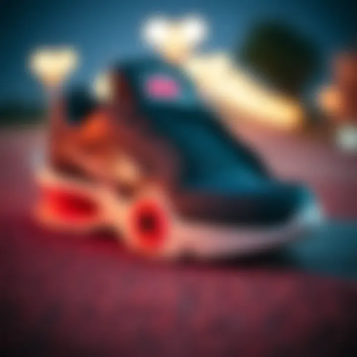 Skate shoes showcasing innovative design features