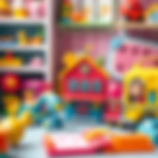 A charming selection of educational toys for girls