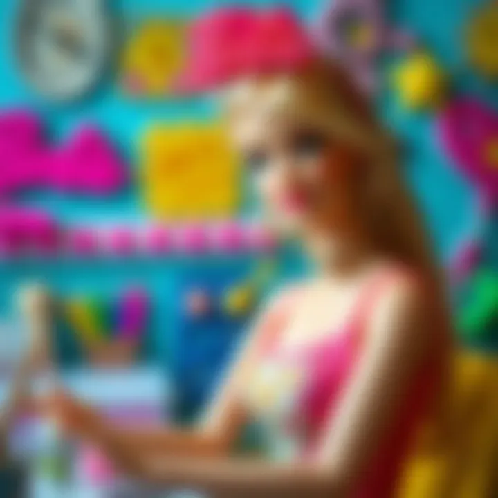 Barbie inspiring creativity in young girls