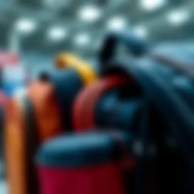 Close-up of durable materials used in school bags