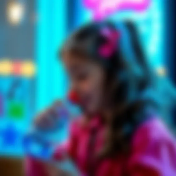 Stylish and Functional Usage Close-up of a girl using a stylish water bottle