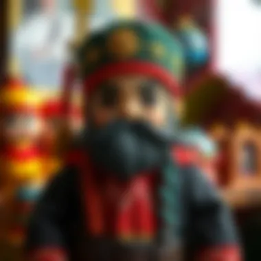 A colorful representation of Kral Şakir merchandise appealing to children