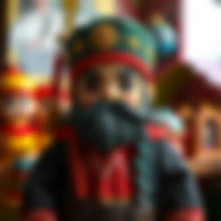 A colorful representation of Kral Şakir merchandise appealing to children