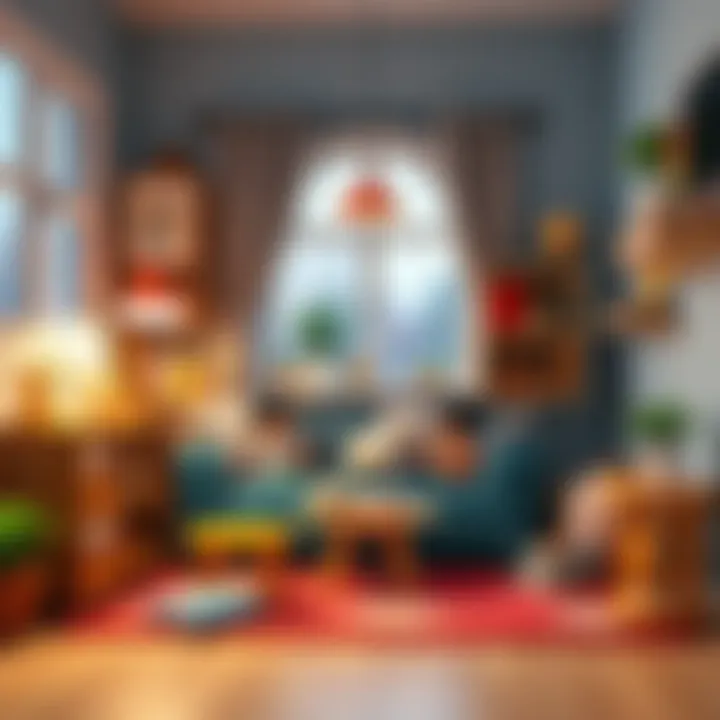 Creating a Reading Space for Kids A cozy reading nook filled with small books tailored for preschool children, promoting a love for reading.